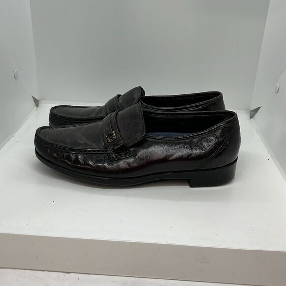 BOSTONIAN BROWN MENS LEATHER LOAFERS FTL-07-015 - Picture 3 of 9